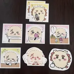 ちいかわ　ラッコ、シーサー　シールセット