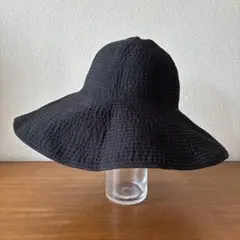 つば広リボンハット