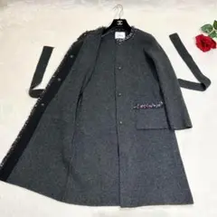新品同様✨　アナイ　anayi トレンチコート　ウール　カシミヤ　38 グレー