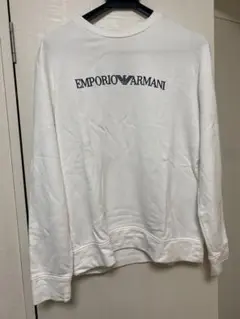 EMPORIO ARMANI ホワイト トレーナー Mサイズ