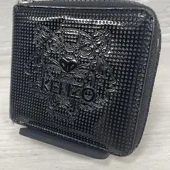 KENZO　ケンゾー　二つ折り財布　ウォレット　コンパクト　ブラック