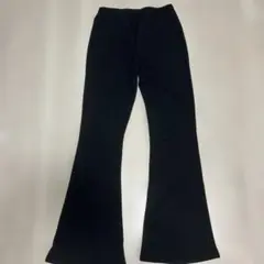 ストレッチフレアパンツ 黒