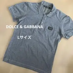 美品DOLCE & GABBANA グレー ポロシャツ　46