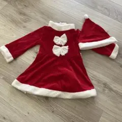 サンタ　キッズ　女の子　ワンピース
