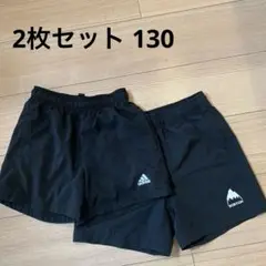 2枚セット adidas、BURTON、黒ショートパンツ