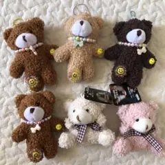 だいすきだよダディくまのぬいぐるみ　デコレーションくまちゃん　6点セット