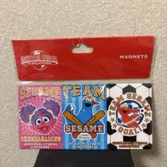 セサミストリート　マグネット　ユニバーサルスタジオシンガポール