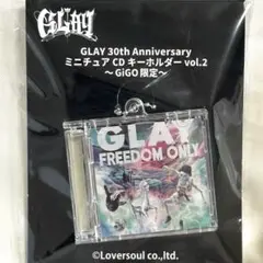 【新品未開封】GLAY 30th ミニチュアCDキーホルダー GiGO限定