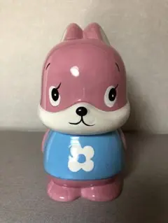 貯金箱　陶器　うさぎ　ピンク