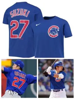 新品MLBシカゴ・カブス半袖Tシャツ鈴木誠也NIKE日本未発売 広島カープ正規品