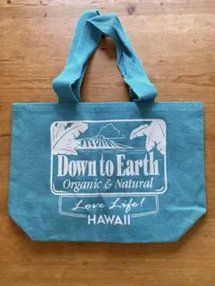 Down to Earth Hawaii トートバッグ ターコイズ