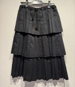 プリーツレイヤードスカート