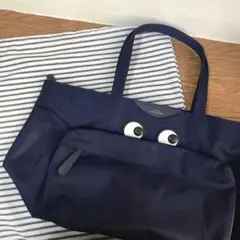 Anya　HINDMARCH トートバッグ　ネイビー