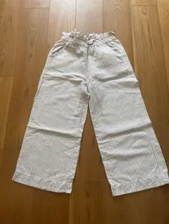 150 gap kids XL ストライプ　ワイドパンツ