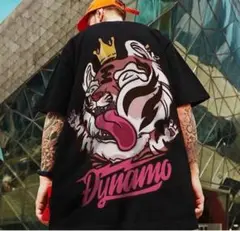 大きいサイズ　タイガー　半袖 黒 バンド　8XL 半袖Tシャツ オーバーサイズ