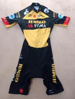支給品　Jumbo visma　ポロシャツ　AGU　ユンボヴィスマ　ロードバイク 支給品 Jumbo visma ポロシャツ AGU ユンボヴィスマ ロード