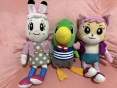 みみりん　トリッピー　にゃっきー　ぬいぐるみ　しまじろう