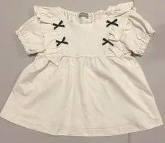 しまむら リボンカットソー チュニック 90cm
