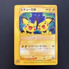 ピチュー兄弟 PROMO P - eプロモカード 028/P ピチュー兄弟 PROMO P - eプロモカード 028/P - メルカリ