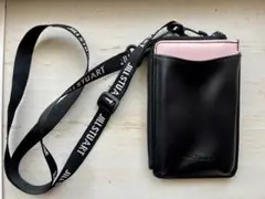 夏休値下中！JILL STUART スマホショルダーバッグ 黒/ピンク