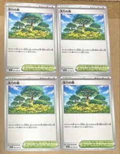 活力の森 4枚セット ポケモンカード