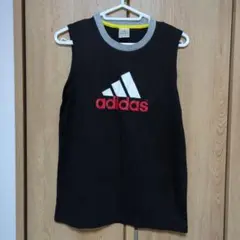 adidas 黒 タンクトップ 160cm