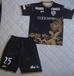 藤枝MYFC 夏限定ユニフォーム上下 25番カウアン選手サイン入り