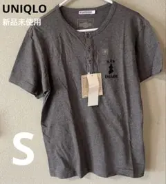 UNIQLO ユニクロ TRAVEL LABELS グレー Tシャツ Sサイズ
