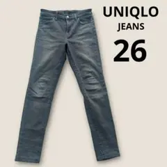 UNIQLO JEANS ウルトラストレッチスキニーハイライズジーンズ　26