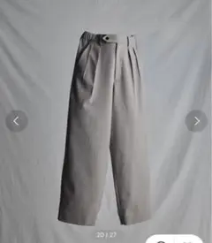 LIDNM MERINO WOOL BAGGY BEIGE 値下げ不可