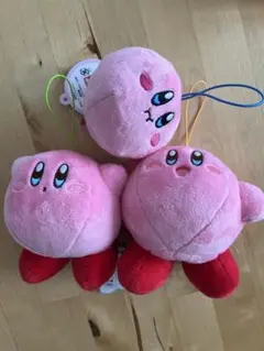 カービィ ぬいぐるみ 3体セット ストラップ付き