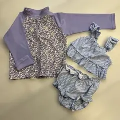お値下げ中！！　ラッシュガードと水着セット　サイズ90