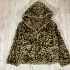 極美品♪Anapヒョウ柄 ファージャケット レディース