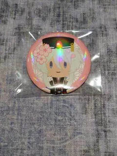 刀剣乱舞　大本丸博　御伴散歩　さくら装備缶バッジ　白山吉光