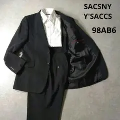 SACSNY Y'SACCS　ビジネススーツ　セットアップ　ストライプ　ブラック