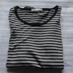 Petit Fleur 長袖ストライプTシャツ
