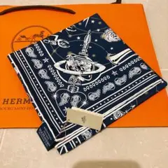 新品未使用　エルメス 2025SS コーラスステラルム カシシル スカーフ 新品 HERMESエルメス コーラスステラルム バンダナ カレ55
