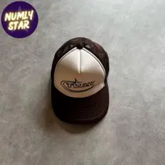 archive grunge mesh cap y2k white brown