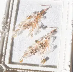 ☆新品ピアス(イヤリング) ブライダル 結婚式 ゴールドアクセサリーウェディング