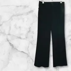 【23区】フレアパンツ ポケット付き ブラック Mサイズ