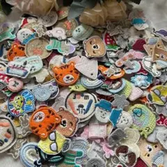 ワッペン キャラクター 縫い付け デコパーツ パッチ