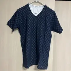 THE SHOP TK チェック柄 Tシャツ Lサイズ