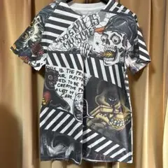MINUTE MIRTH 半袖 Tシャツ ドクロ 髑髏 L ブラック 黒