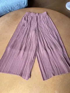 [未使用] ユニクロシフォンプリーツスカートパンツ　M