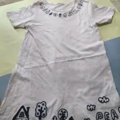 ラフ　ナチュラルチャーム　刺繍　ロングTシャツ