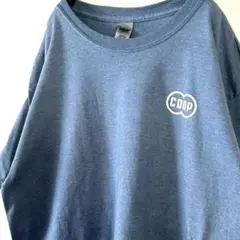 COOP 70YEARS STRONG Tシャツ L くすみブルー 青 古着