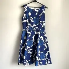 NEW YORK & COMPANY 花柄ノースリーブワンピース S