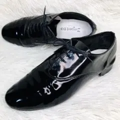 【美品】Repetto zizi 38-2\1 エナメル バレエ　パテント　ジジ