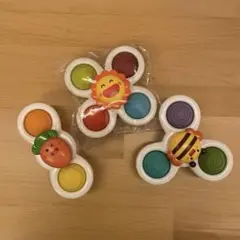 ハンドスピナー　3点セット　知育玩具　モンテッソーリ　赤ちゃん