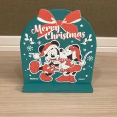 ウッドプレート スタンド付 クリスマス ミッキーミニー